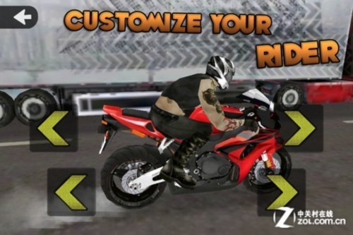 App今日免费:联机摩托赛车Highway Rider_软件