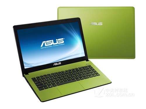 抹茶绿外观 华硕X401主流配置本3700元_笔记本
