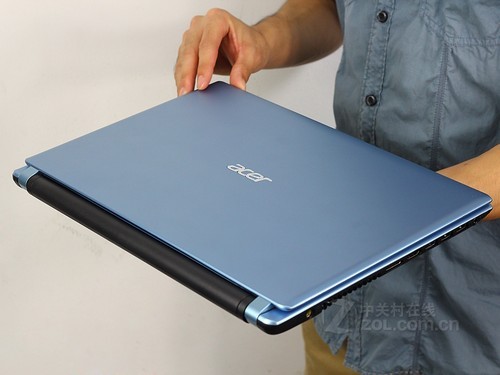 Acer V5-471G天空蓝 外观图 