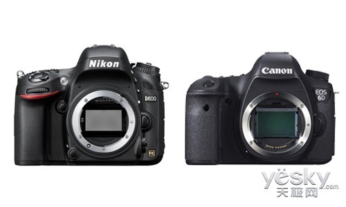入门全画幅的巅峰对决尼康D600PK佳能6D