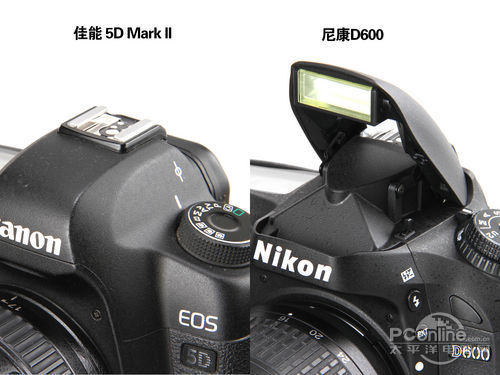 全画幅单反5d2/d600对比(1 功能转盘上,尼康d600与佳能5d2的区别