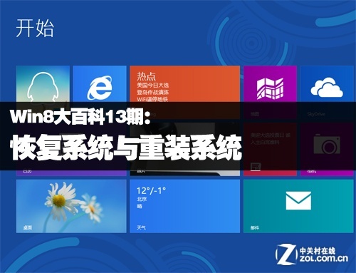 Win8大百科13期:恢复系统与重装系统