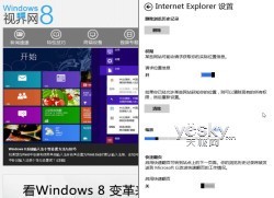 Windows 8系统新界面IE10浏览器快捷操作