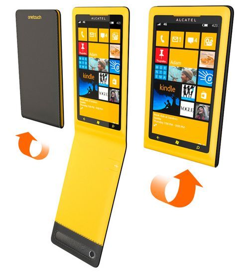 可折叠Windows Phone概念手机