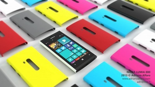 可自由更换外壳 诺基亚Lumia 880曝光 