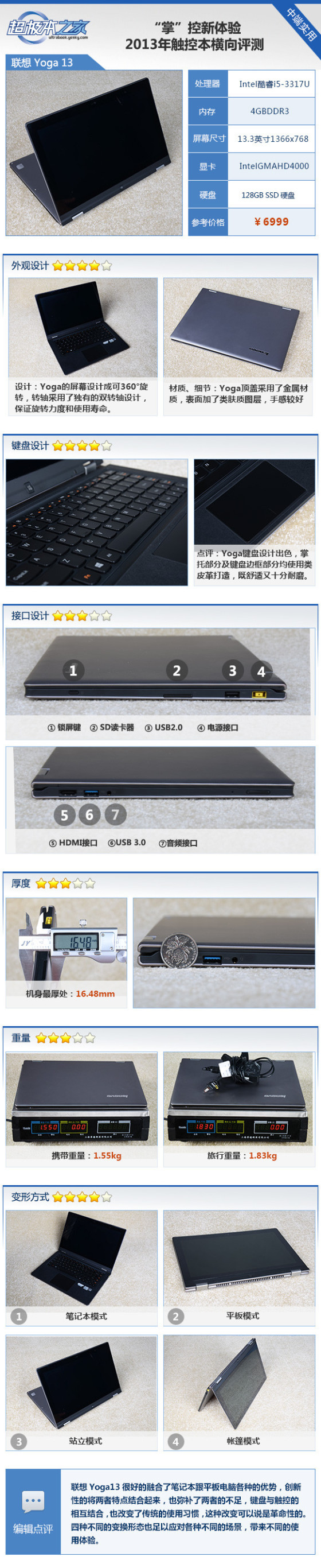 “掌”控新体验十三款触控笔记本横向评测