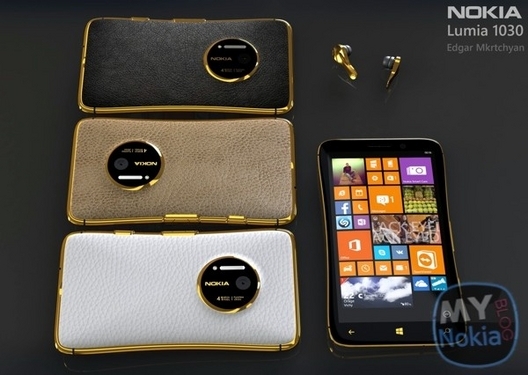 黄金打造 Lumia 1030 41MP概念机曝光 