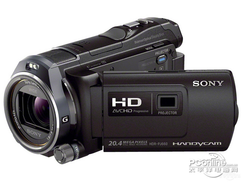 大变焦带彩色投影 索尼PJ660高清摄像机
