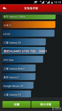 八核巨屏智能新机 小米3杀手荣耀3X评测 