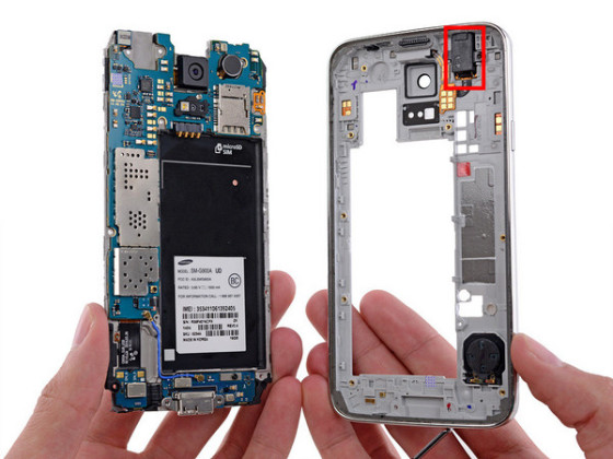 揭秘超强防水原理三星GALAXYS5拆解