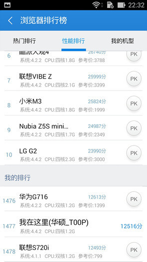 5模17频功能华硕ZenFone54G版评测(7)