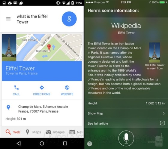 海量图：iOS 8.1对比Android 5.0
