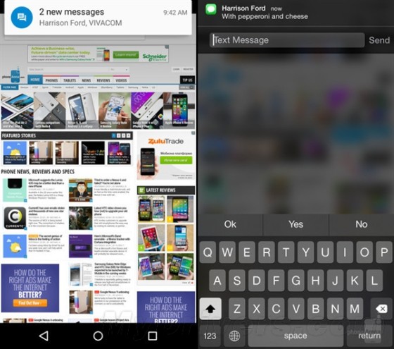 海量图：iOS 8.1对比Android 5.0