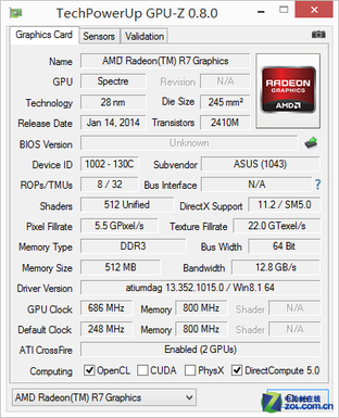 FX7600P交火 华硕VM590Z APU影音本评测