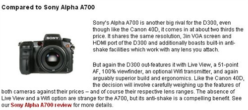 用事实说话α700/D300/40D三机对比评测(8)