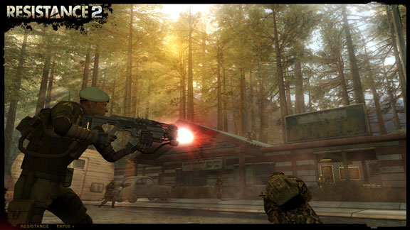 PS3瞩目作品《抵抗2》最新游戏画面