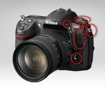 与尼康d300的对比