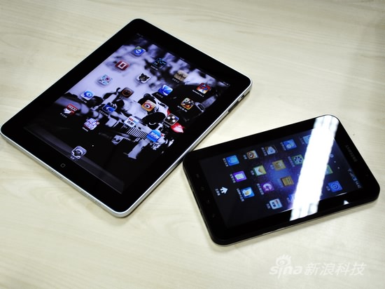 平板大战 三星GALAXY Tab对比苹果iPad_手机