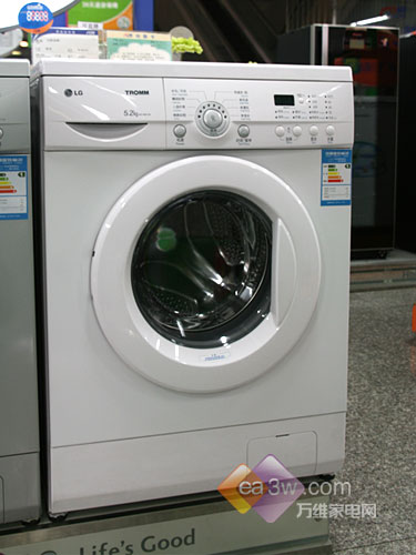 廉价首选LG5.2公斤滚筒洗衣机仅2750