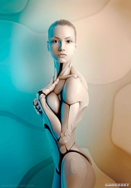 真人与机器的完美结合最性感的女机器人