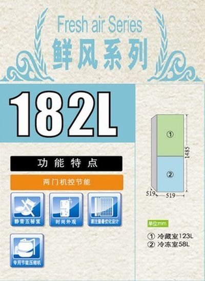 超强抗菌保鲜美菱双开门冰箱仅1188元