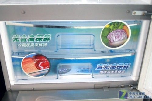 果蔬肉类随意存松下三开门冰箱7099元