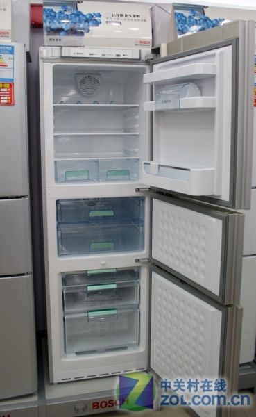 三循环立体制冷博世三开门冰箱5949元