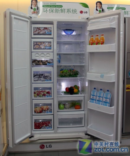 冷光源更省电LG对开门冰箱现8800元
