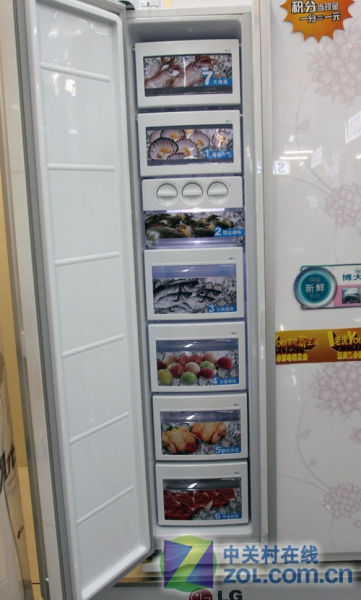 大唐绣球花纹LG对开门冰箱现8800元