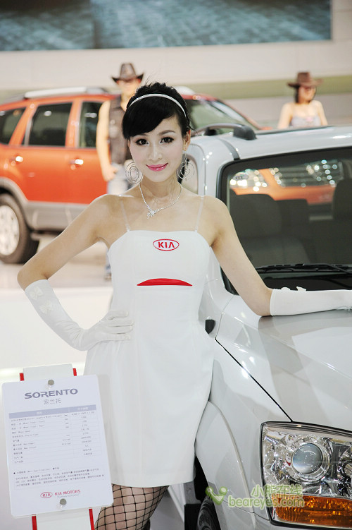 2008北京国际汽车展KIA展台的美女们