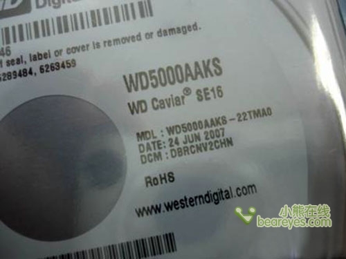 逼近600大关西数500GB串口跌至640元