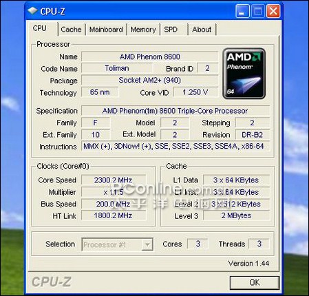 AMD三核跌破八百六款超值羿龙主板推荐