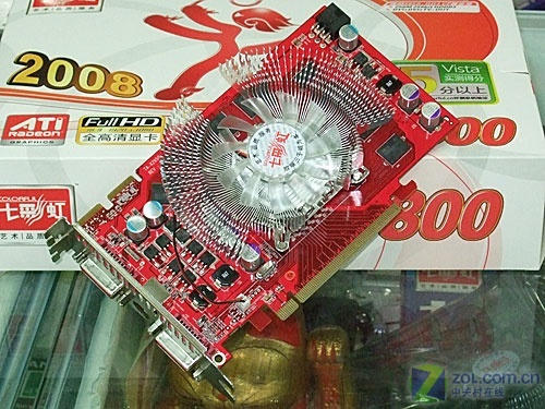 打压86GT不费劲七彩虹镭风HD3850显卡499