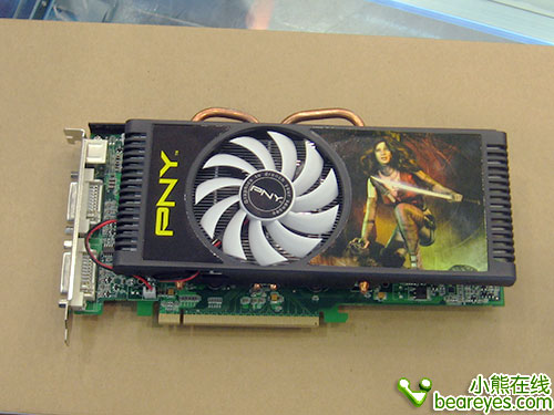 650/1900+双热管PNY超值9600GT显卡799元