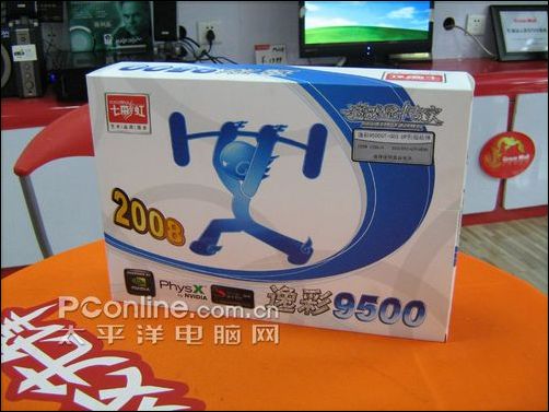 �ٶ�Ϯ��!�߲ʺ��ݲ�9500GT����ս��256M��Ʒ����
