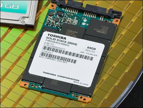 东芝推出512G固态硬盘 09年二季度量产_硬件