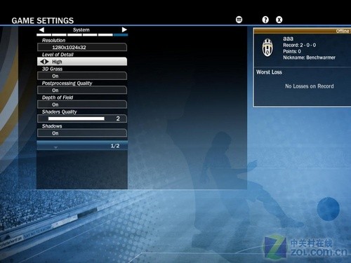 16:9占优 5大规格液晶实战《FIFA10》