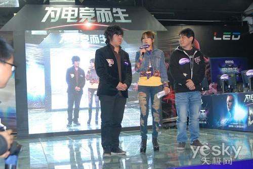 前wnv战队主力成员,也是wcg2005中国区的总冠军,bigun和rap也来到现场