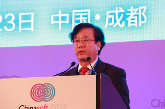 中国国际贸易促进委员会务部部长杨平安(新浪科技 韩连巍/摄)