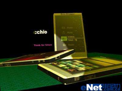 PS全触屏 索尼爱立信概念机型赏析_手机