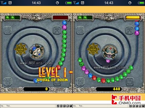 从钻石迷情到祖玛 魅族M8可玩游戏推荐_软件