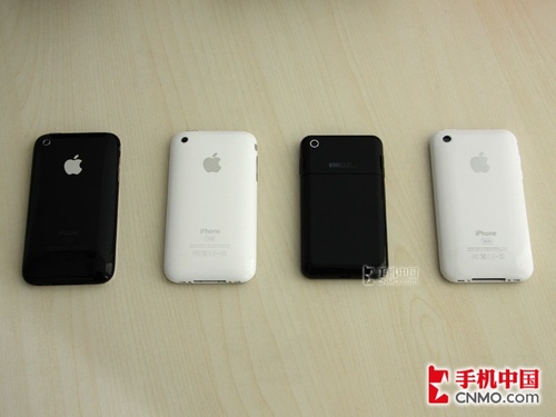 苹果iPhone\/魅族M8\/桔子F5贴身对比赏_手机