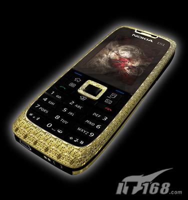 售价高达30万诺基亚E51黄金钻石版登场