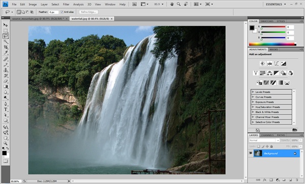 PhotoshopƱйͳˮīЧ
