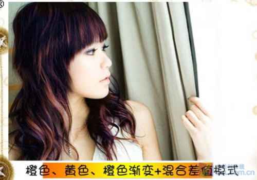 抛弃染发剂 Photoshop教你一次性染发_软件学园_科技时代_新浪网