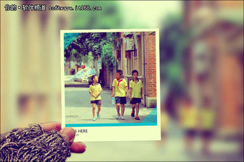 别具一格 <em>美图秀秀制作</em>创意街景照中照_软件学