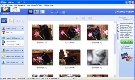 下载:富士相机FinePixViewer照片管理软件5.4版