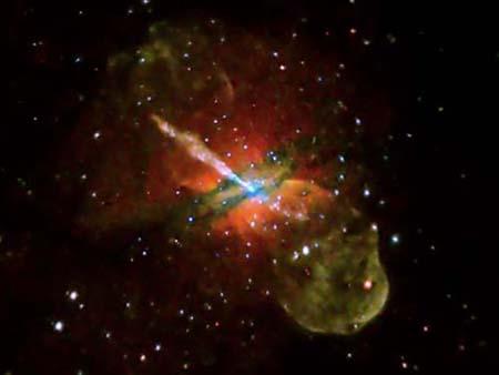 NASA公布迄今最清晰黑洞攻击星系实景照片(图)