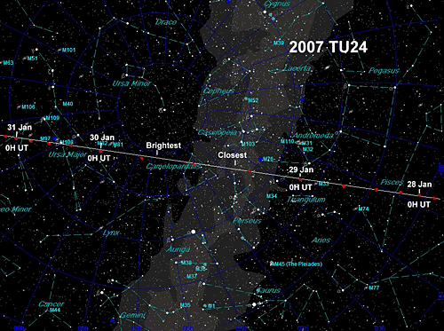 美公布29日将接近地球的小行星首批照片(图)