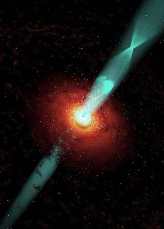 揭秘黑洞高能光速喷流：扭曲磁场为动力源